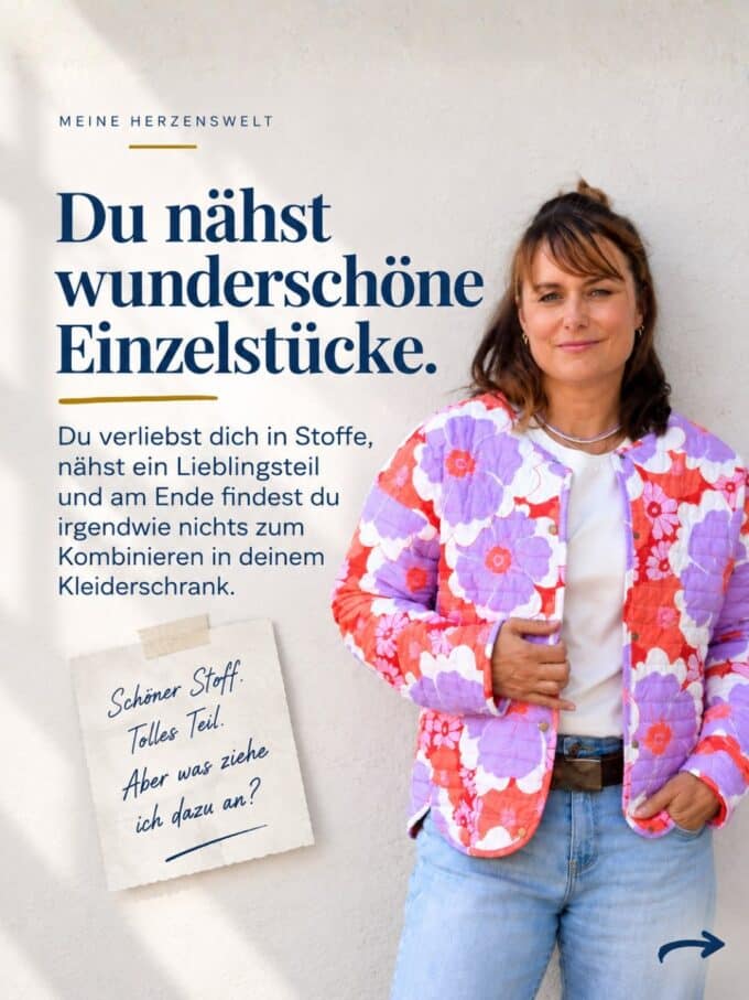 Everyday SewAlong - Meine Herzenswelt - Capsule Wardrobe nähen - Nähen mit Konzept - Farbkonzept