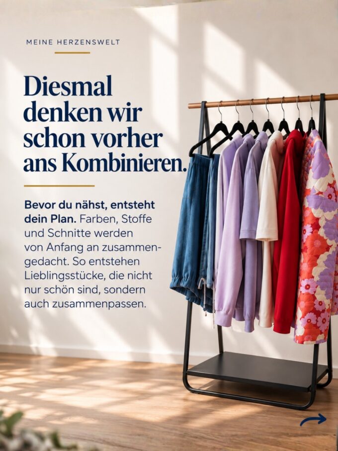 Everyday SewAlong - Meine Herzenswelt - Capsule Wardrobe nähen - Nähen mit Konzept - Farbkonzept